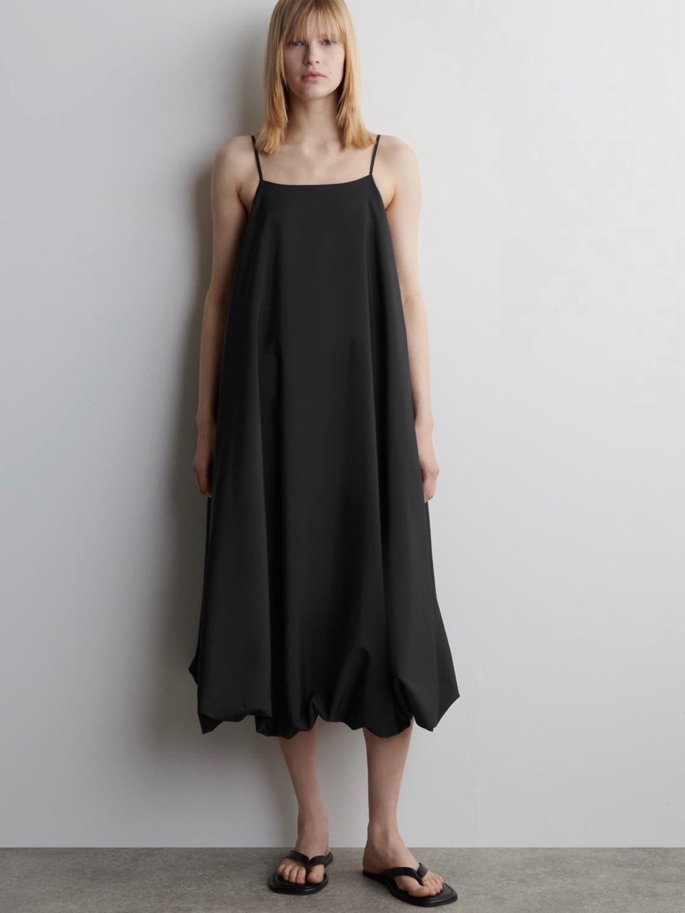 COS Bubble Hem Midi Dress